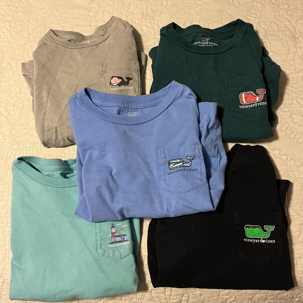 LOT OF 5 Vineyard Vines Longsleeve T’s - 4T